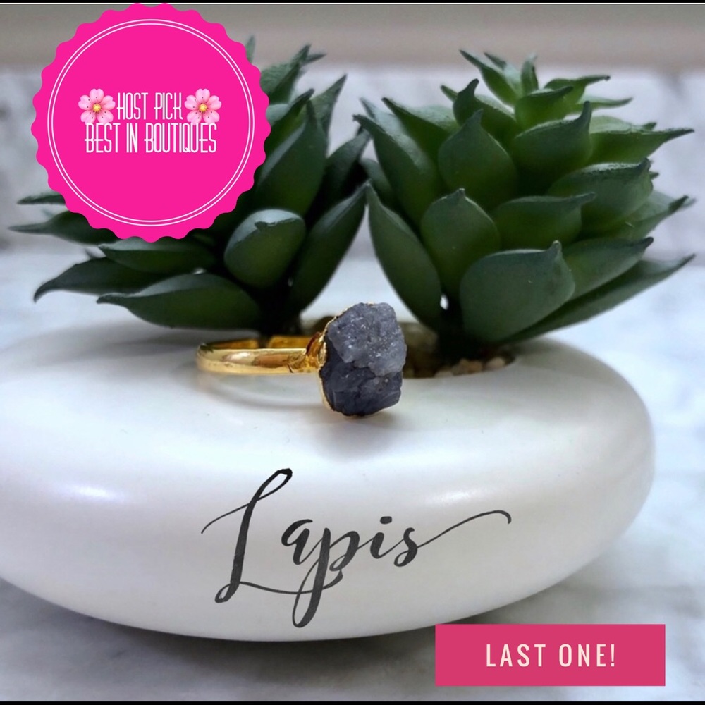 🌸HP!!🌸 LAST Raw Gemstone Rings! - Picture 1 of 8